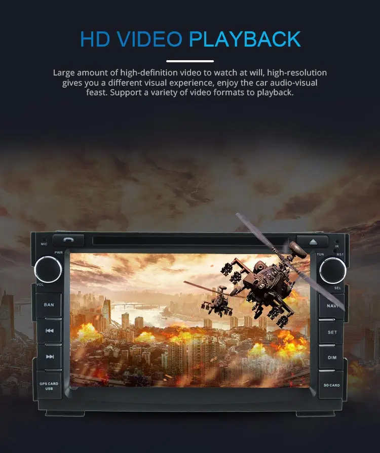 Best JDASTON Android 9.0 Car Multimedia Player For Kia Ceed 2009 2010 2011 2012 2 Din Car Radio GPS Navigation DVD WIIF Stereo Audio 3