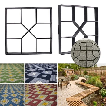 

Manually Paving Mold Road Mould Garden Tools 40cm Square Paver DIY Brick Cement Lawn Stone Concrete Pathmate