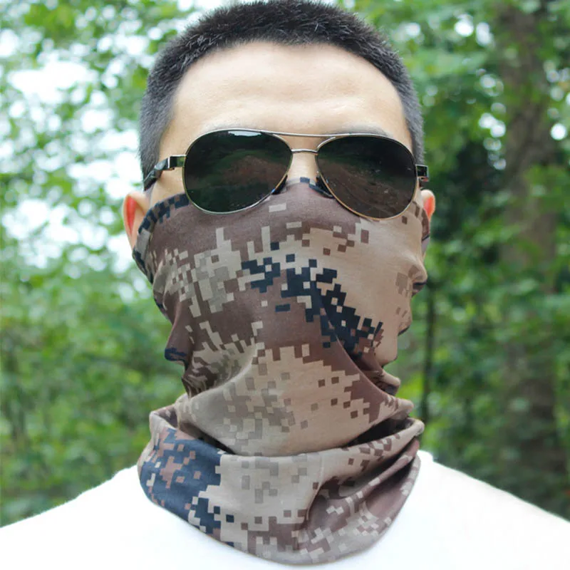 

Hot Sale Outdoor Camouflage Moisture absorption Drain Sweat Lengthened Magic Scarf Riding Bicycle Round Hat Wrist
