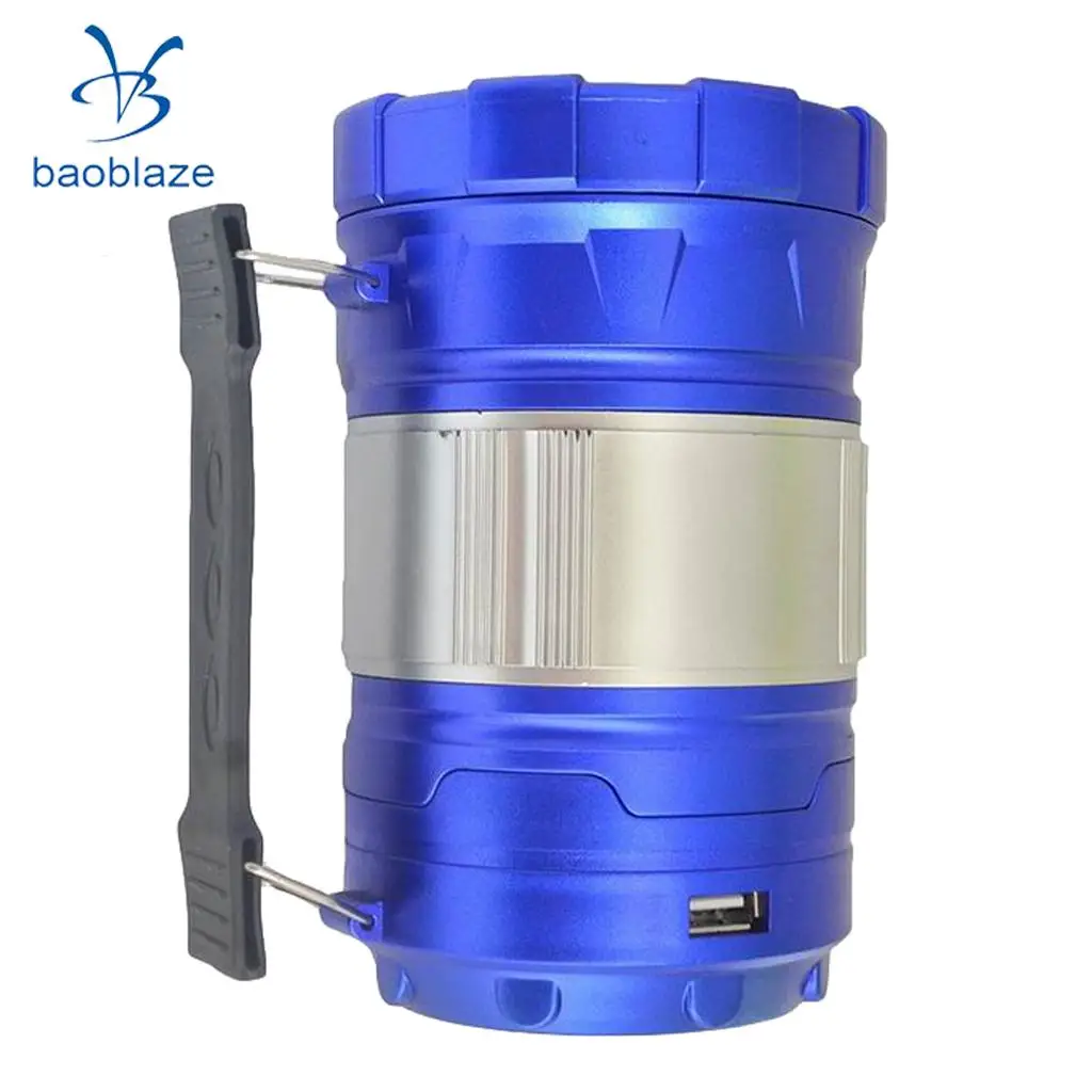 Portable Solar USB Charging Rechargeable Outdoor Camping Tent Lights 