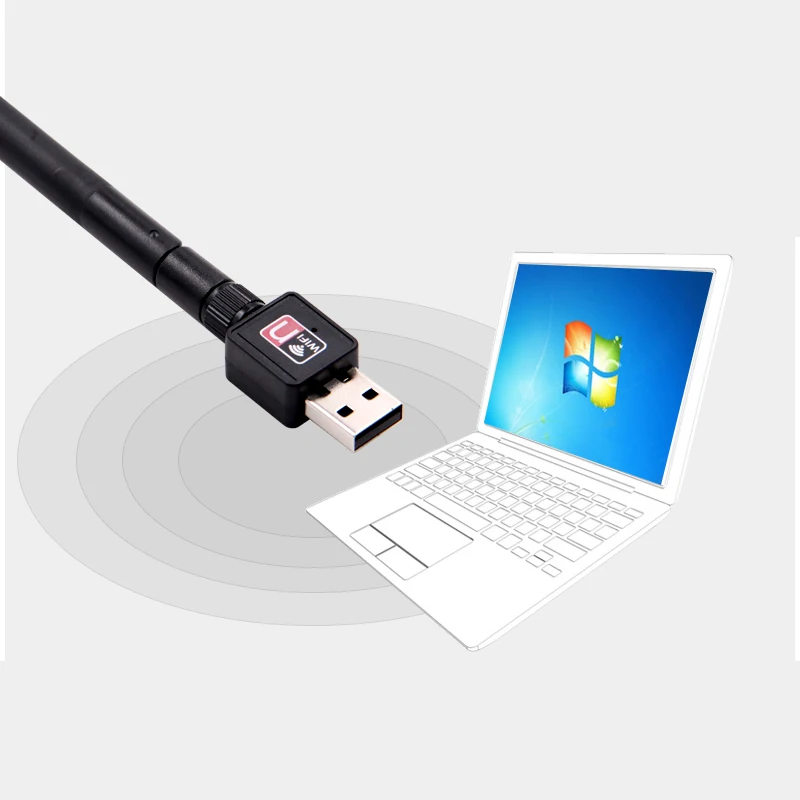 Новейший WiFi адаптер 5дб wifi антенна 150mbps Lan беспроводная сетевая карта портативный