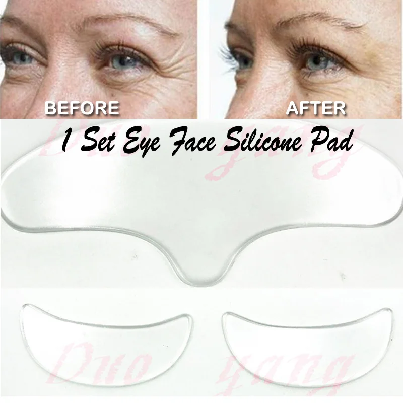 Anti Wrinkle Eye Face Mask Pad Reusable Medical Grade Silicone