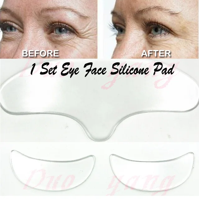 Anti Wrinkle Eye Face Mask Pad Reusable Medical Grade Silicone