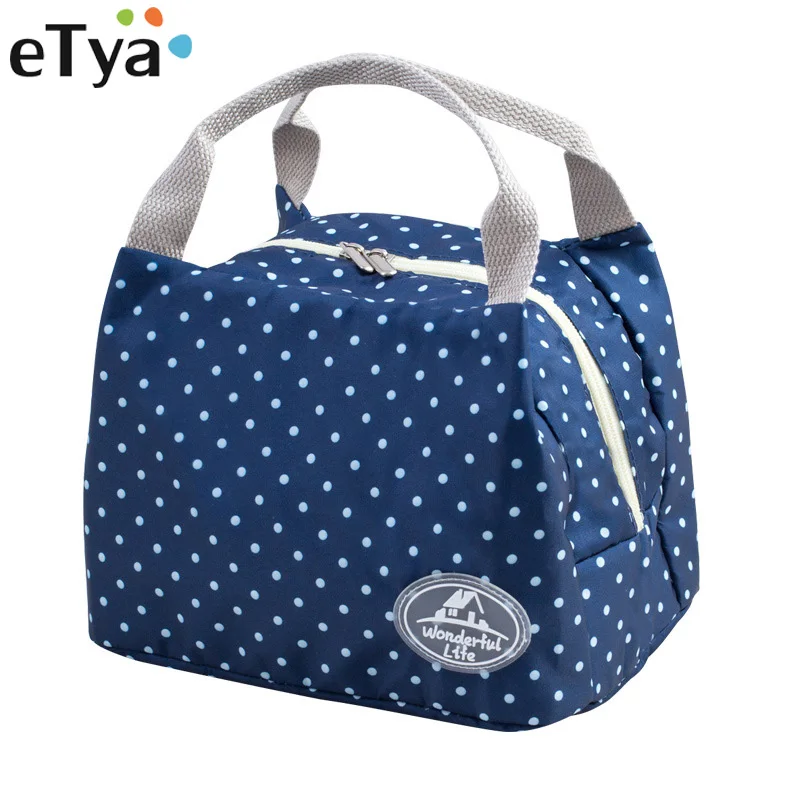 eTya New Portable font b Lunch b font font b Bag b font Thermal Insulated Snack