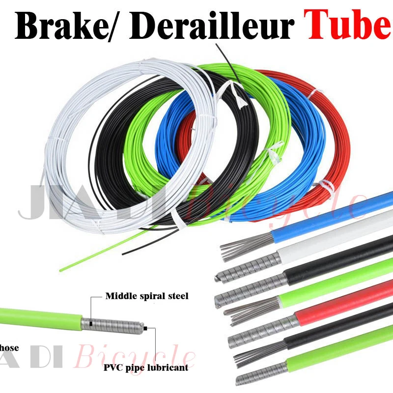 

MUQZI Brake Derailleur Cable Tube Small Wheel Folding Bicycle Mtb Transmission Line Pipe Shifting Brake Protection Wire Tube