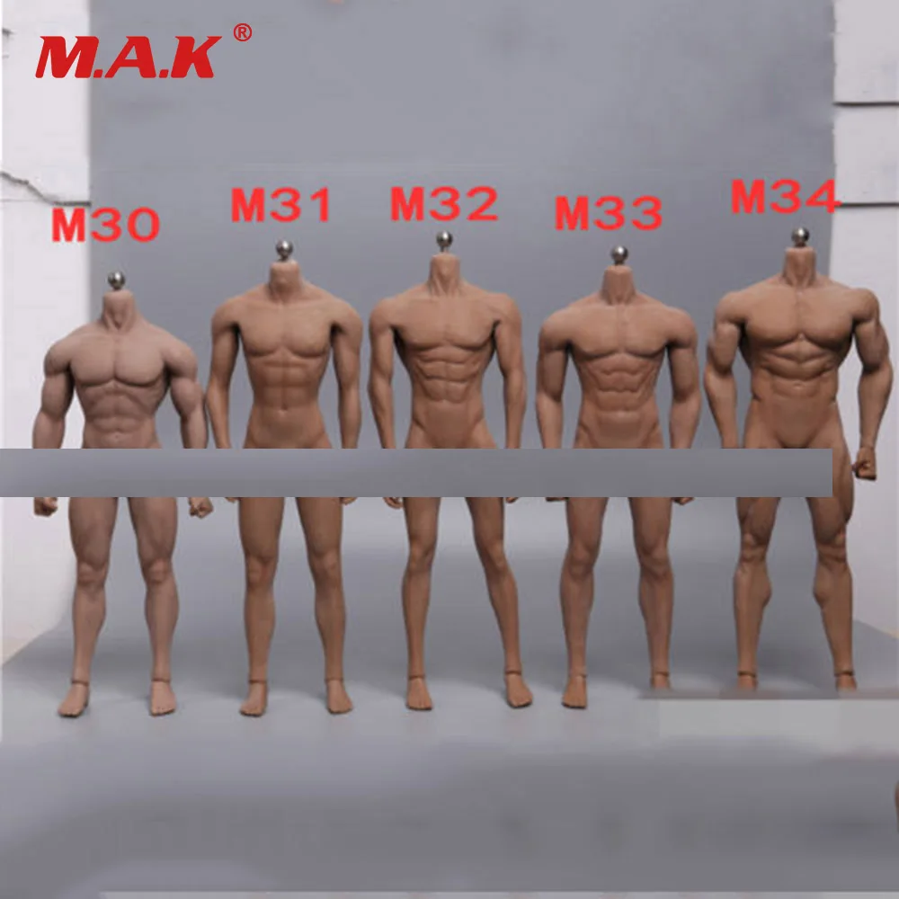 

1/6 Scale Super-Flexible Male Body Figure M30 M31 M32 M33 M34 Suntan Man Seamless Body 1/6th Steel Stainless Skeleton Doll Model