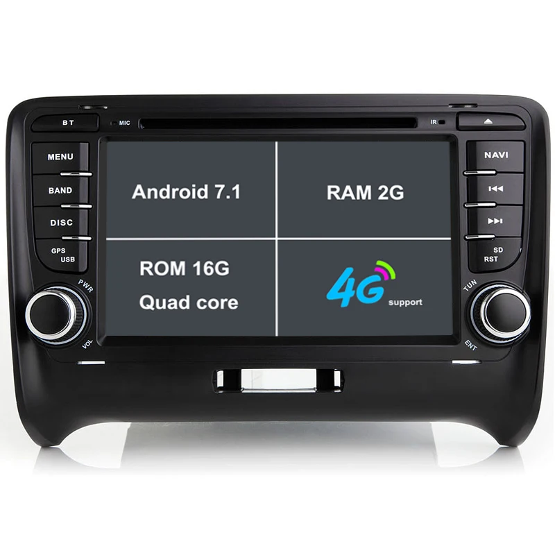 Android 7 1 font b Car b font DVD Player For Audi TT 2006 2012 font