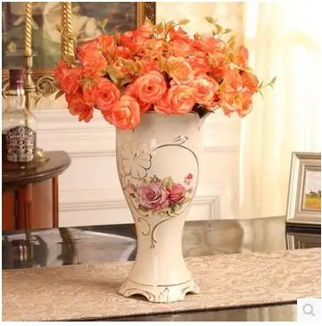 

European ceramic vase furnishing articles fashionable sitting room TV ark household act the role ofing is tasted luxury large