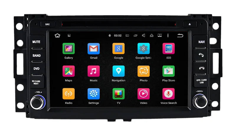 Perfect Android 7.1 Car Multimedia Player for  Hummer H3 2006-2009 with GPS Navigation DVD USB AUX SD WiFi 3G 4Core 1024*600 1