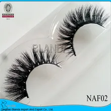 Ups Высокое качество 30 шт 3d норковые ресницы натуральные волокна длинный толстый объем многоразовые Премиум Удлиненные ресницы из натуральной норки