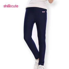 SheeCute/штаны для девочек; Детские эластичные джинсы; детские трикотажные брюки-карандаш из имитации джинсовой ткани; джинсы; SCH8170