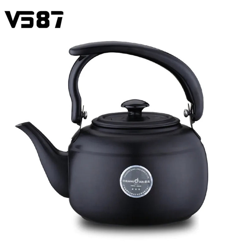 Goedkoop Grote 1000 ml Rvs Theepot Koffie Koude Pot Waterkoker Jug Thuis Keuken Kantoor Koffie Thee Gereedschap Drinkware Zilver zwart