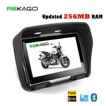Free Shipping 4.3 inch Updated 256MB RAM motorcycle GPS,car gps navigation, waterproof ,8GB internal memroy,Bluetooth,BT+MAPS