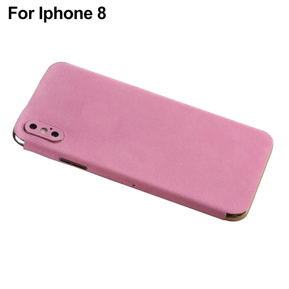 Роскошный Съемный Защитный Мягкий противоударный чехол для телефона с защитой от царапин, замшевая бархатная пленка для IPhone X 8 Plus - Цвет: Pink For Iphone 8
