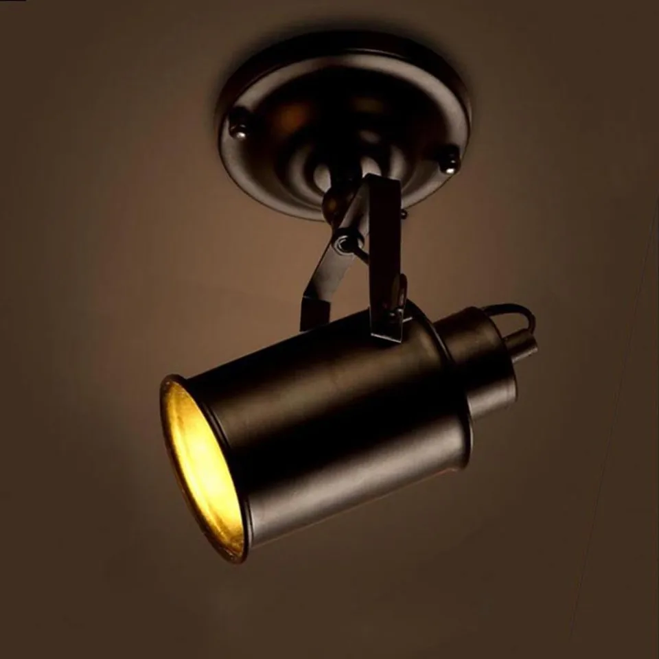  Ceiling Lamp American Retro Country Loft Style LED lamps Industrial Vintage Iron Ceiling light for  - 32726263309