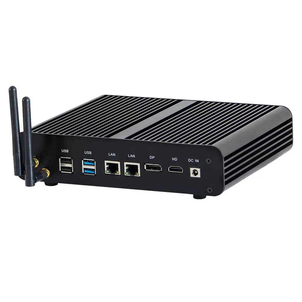 

4K Fanless Mini PC,Desktop Computer,Windows 10/Ubuntu,Intel Core I7 7560U/7660U,[HUNSN BM02L],(DP/HD/2LAN/4USB3.0/4USB2.0/WiFi）