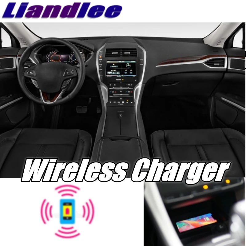 Liandlee беспроводной автомобильный телефон Charg er подлокотник отсек для хранения