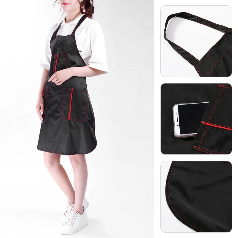 

Pro Salon Barber Hair Cutting Gown Cape Hairdressing Hairdresser Apron 3 Pockets