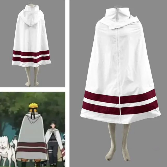 Japan Amime Naruto Cosplay Costumes Naruto Leaf Village Cloaks with Hat