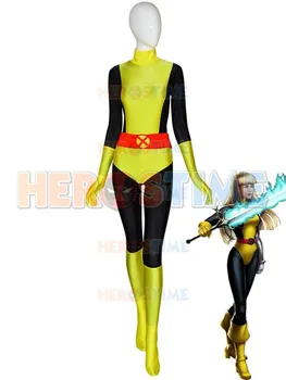 

X Men Cosplay Magik Superhero Costume Cosplay Halloween Costume Spandex Zentai Kids Adults Bodysuit