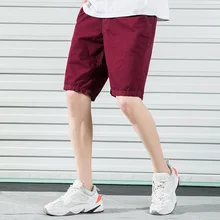 Zogaa новые шорты-карго Открытая Летняя обувь Лидер продаж хлопковые домашние эластичный пояс эластичный большой Размеры мужские свободные шорты для активного отдыха