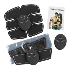 EMS Estimulador Muscular Treinamento Abdominal Instrutor de Fitness Inteligente Sem Fio Elétrico Cinto de Emagrecimento Perda De Peso Adesivos Corpo Unisex