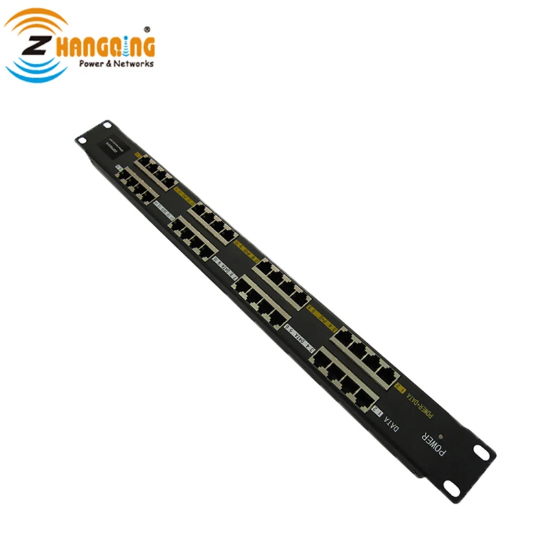 

IP Camera Security PoE Injector Power Over Ethernet 16 Port And 24V 120W Power Supply For PoE Devices