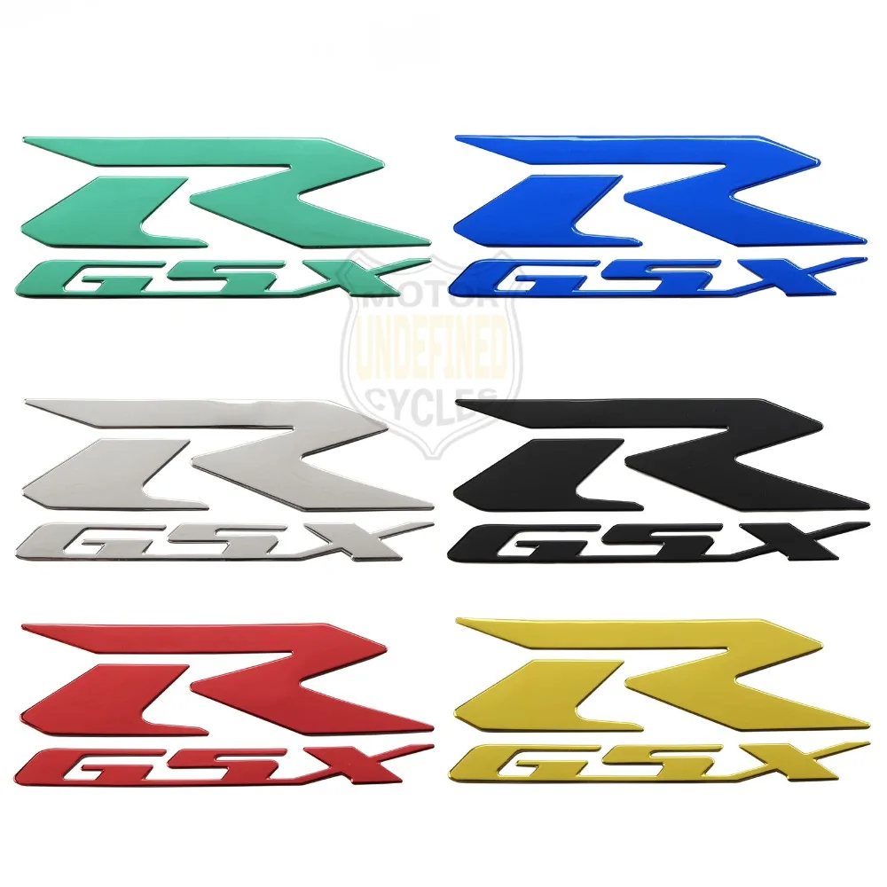 

UNDEFINED For Suzuki GSXR 600 750 1000 1100 1300 All 3D Motorcycle Sticker Emblem Raised Fairing Protector Decal Pegatinas Moto
