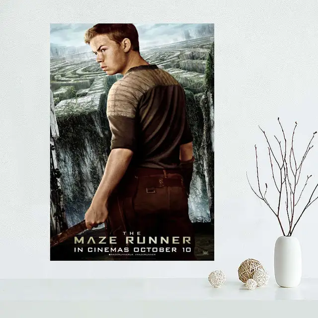 Custom maze runner 01 Home Decor modern For Bedroom Wall Fabric Silk