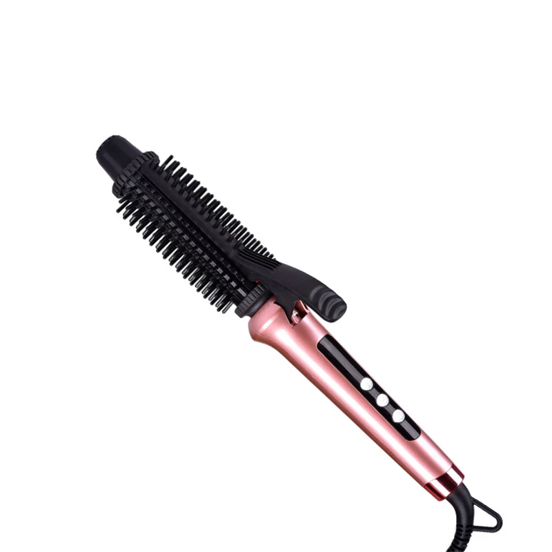 

CHJ 2 In 1 Hair Curler Hair Iron Fast Heat Hair Curlers Hair Straighteners Bursh Multifunctional Professional Ploy Curling Wand