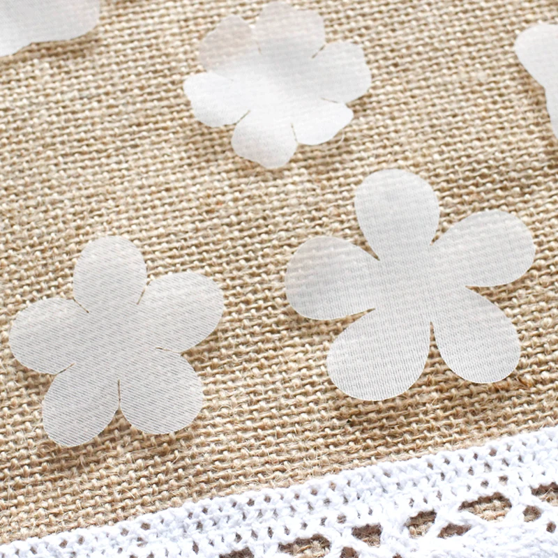 100PCS/Lot Garment accessories small flowers applique Organza DIY Brooch handmade lace patch wedding dress