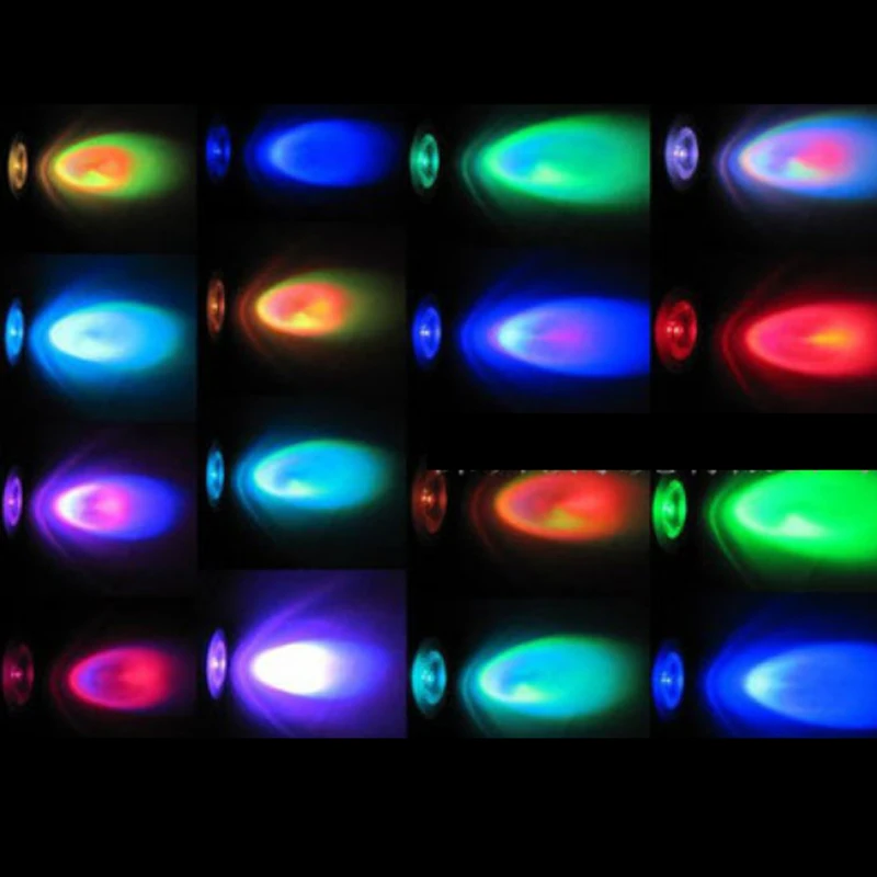 Светодиодная лампа с регулируемой яркостью 85 ~ 265 В 3 Вт E27 RGB светодиодная 16 цветов