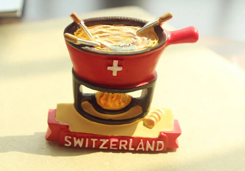 Schweiz Schweizer Käse Fondue Touristischen Reise Souvenir 3D Harz ...