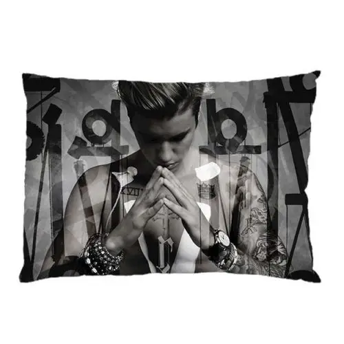 New Justin Bieber Purpose Pillow Case Cover Shirtless Justin Bieber