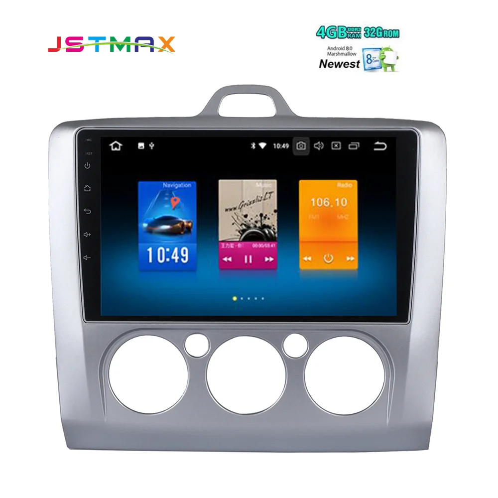 Android 8 0 9 &quotрадио автомобиль Ford Focus 2 Multimedia 2002 2003 2004 2005 2006 2007 2008 Поддержка Navi gps