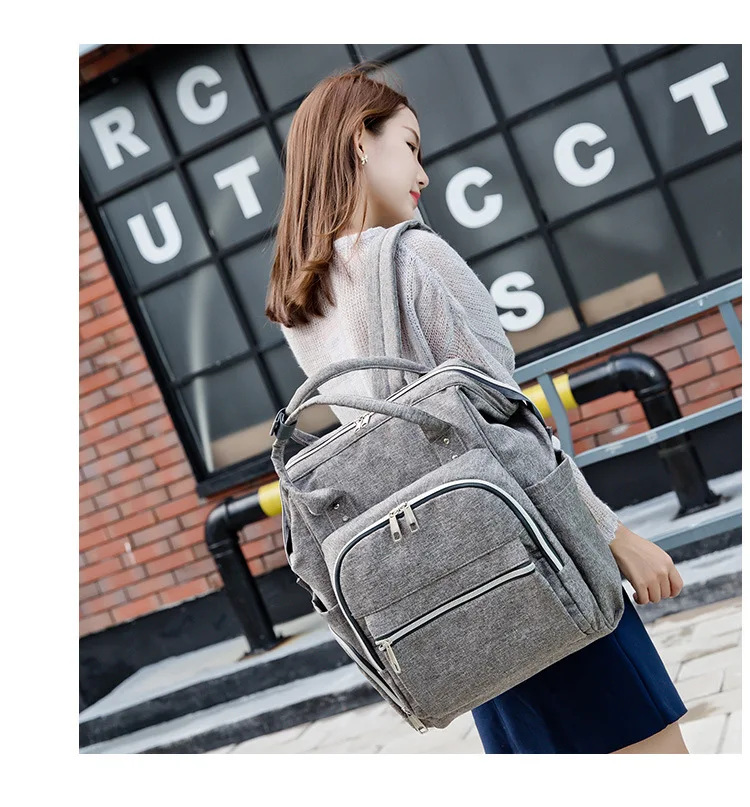 

Backpack For Mom On The Stroller Fashion Baby Diaper Bag Large Capacity Waterproof Baby Changing Bag Maternity Changing Bag