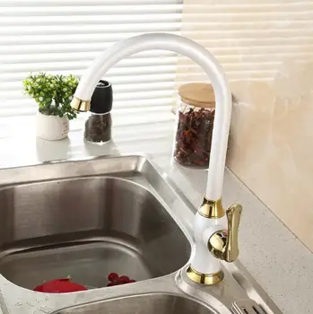 

New arrival bathroom kitchen sink mixer taps single handle single hole basin faucet hot and cold water deck mounted faucets