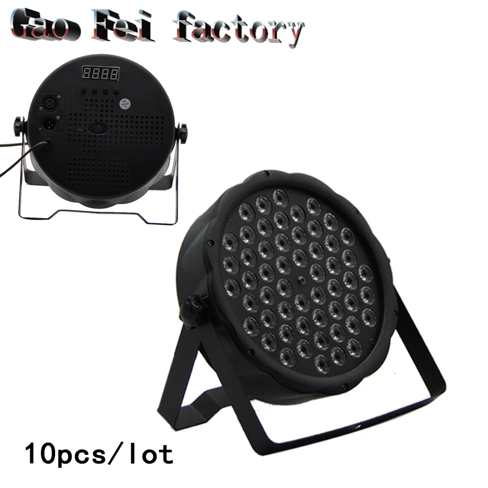 

10pcs/lot 54x3W led Par Lights with A professional stage DJ equipment