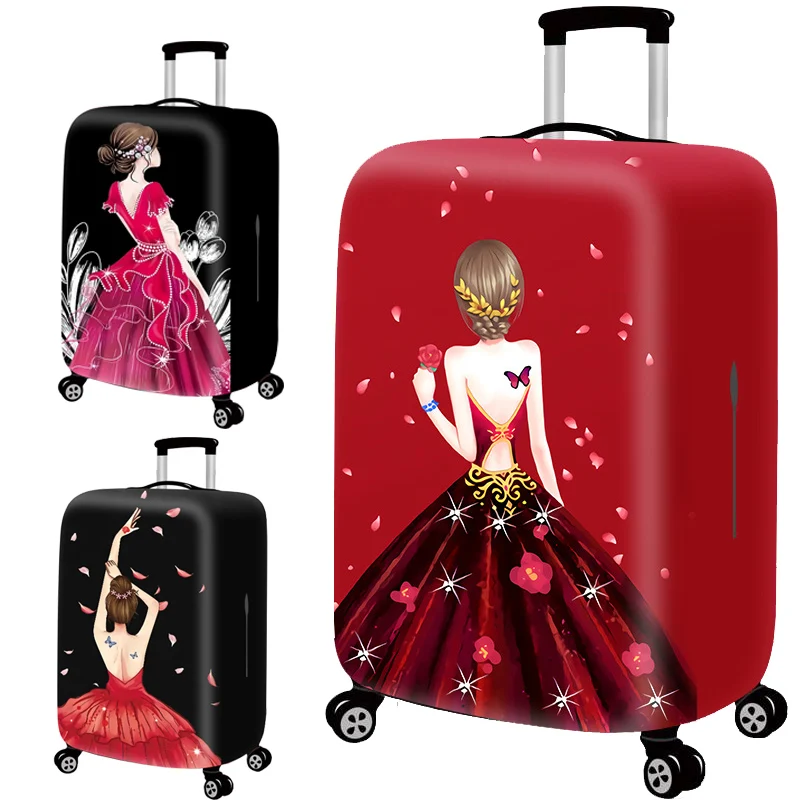 Travel Accessories Luggage Cover Suitcase Protection Set Baggage Dust