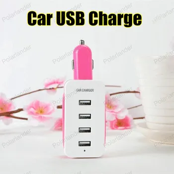 

High Speed USB 2.0 Hub Portable 4 Ports USB Splitter Adapter with 1 meter cable lineCar Fast Charger For Mobile phone Tablet