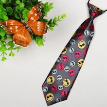 Новое детское нижнее белье с рисунком из мультфильма трусы-Студенческие Галстуки эластичные галстук Gravata для младших школьные для мальчиков для девочек улыбка Череп плед печати Свадебные Детская бабочка