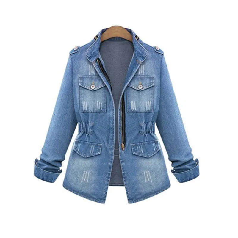 

Vintage Slim Women's Denim Jacket