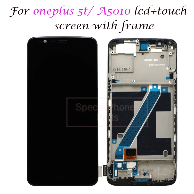 ЖК дисплей 6 01 дюйма для Oneplus 5T A5010 с сенсорным экраном и дигитайзером премиум