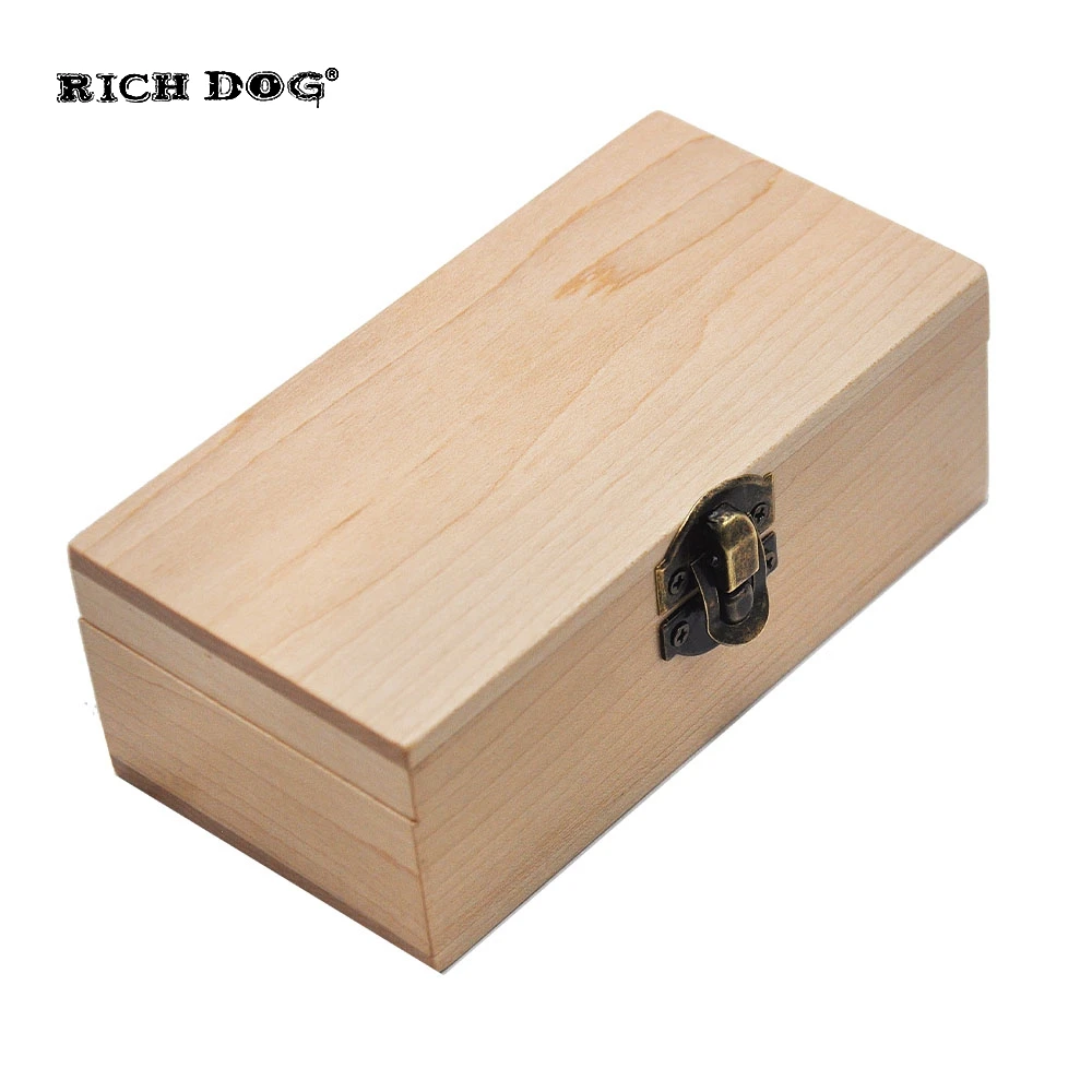Богатая собачья деревянная коробка для хранения с поддоном из натурального дерева ручной работы, коробка для хранения табака и трав, аксессуары для курительных труб