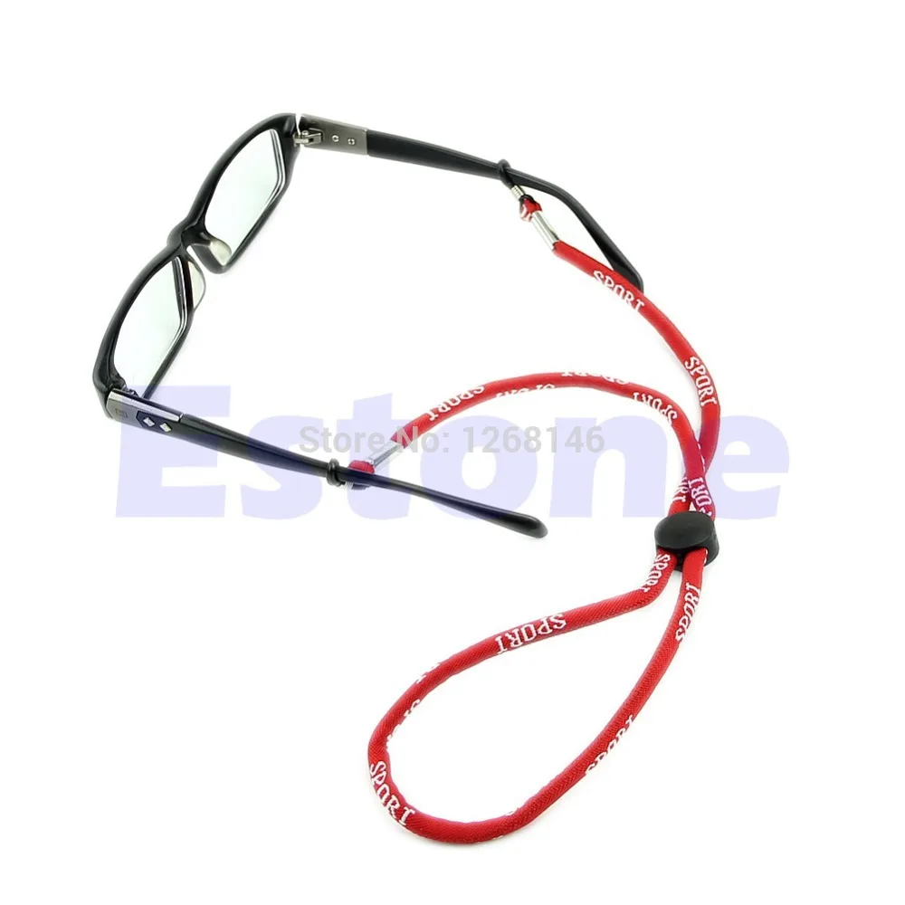 Регулируемые солнцезащитные очки шейный шнур ремешок Спортивные очки струнный ремешок-держатель