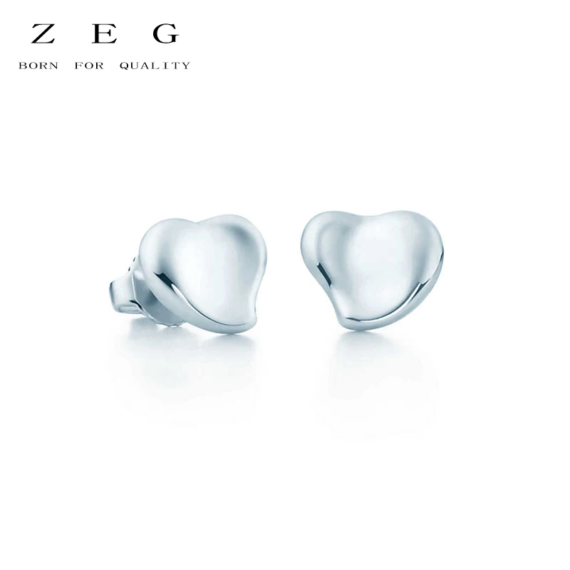 Zeg High Quality 100 Sterling Silver Toriginal 1 1love Earring Has Zeg High Quality 100 Sterling Silver Toriginal 1 1love Earring Has Logo Women Jewelry Free Mail In Earrings From Accessories On Aliexpress