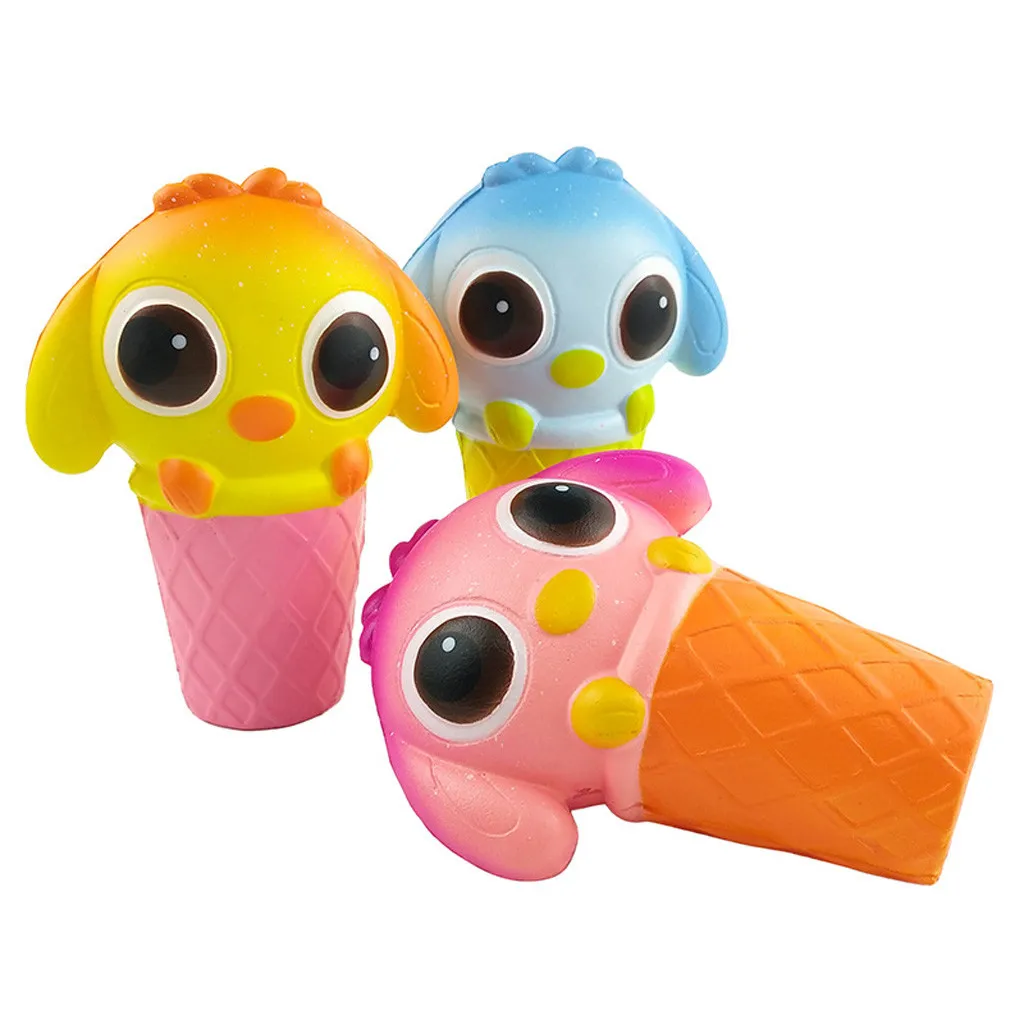 Squishies очаровательный мультфильм животных медленно поднимающийся крем Ароматические декомпрессии игрушки для снятия стресса игрушка-давилка W520