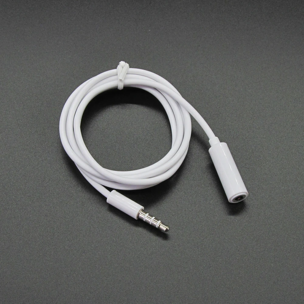3.5mm Jack Audio Extension Cable for iPhone 6s 6 Cords Male to Female