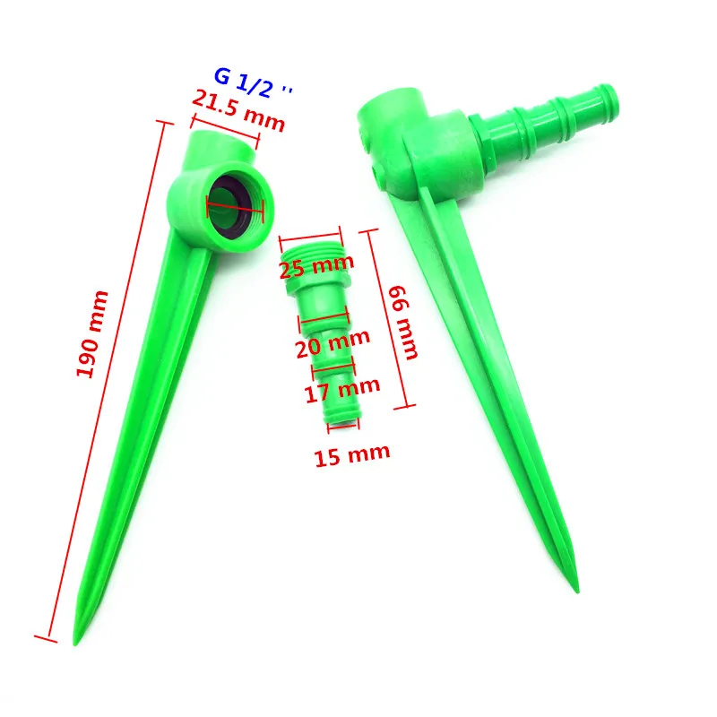 1 шт. 360 градусов 13 мм 15 мм 18 мм Интерфейс рокер садовый разбрызгиватель применимое сельскохозяйственное растение Оросительная оросительная система