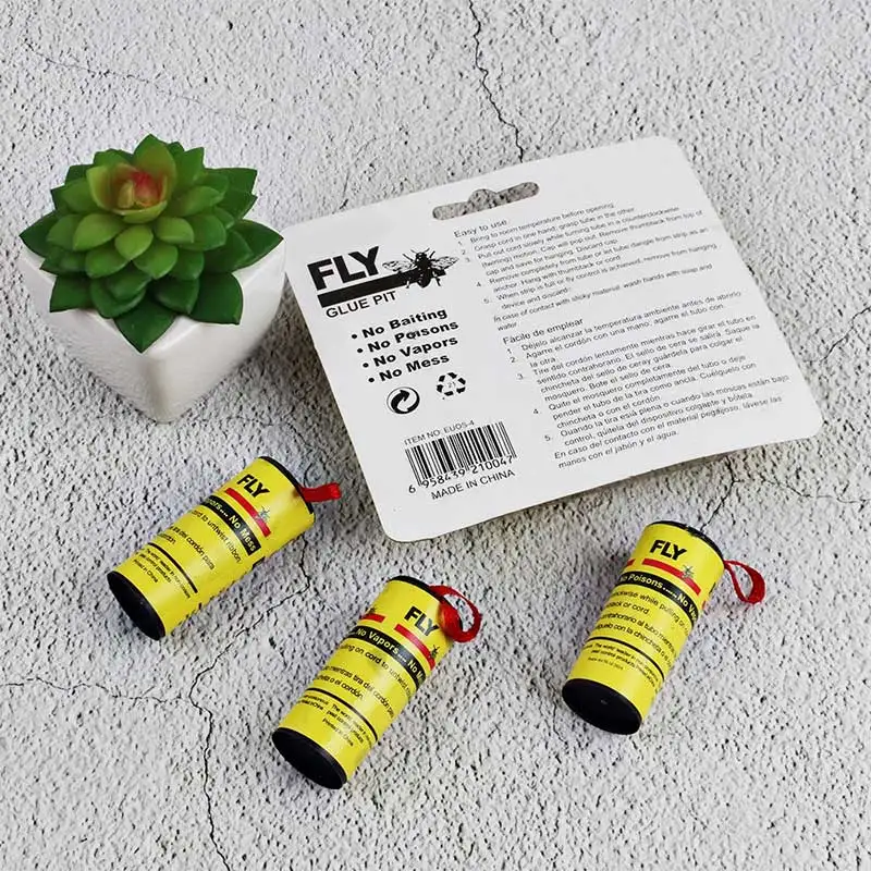 

4 Rolls Sticky Fly Paper Eliminate Flies Insect Bug Fly Bug Mosquito Killer Buzz Fly Trap Device Home Glue Paper Catcher Trap